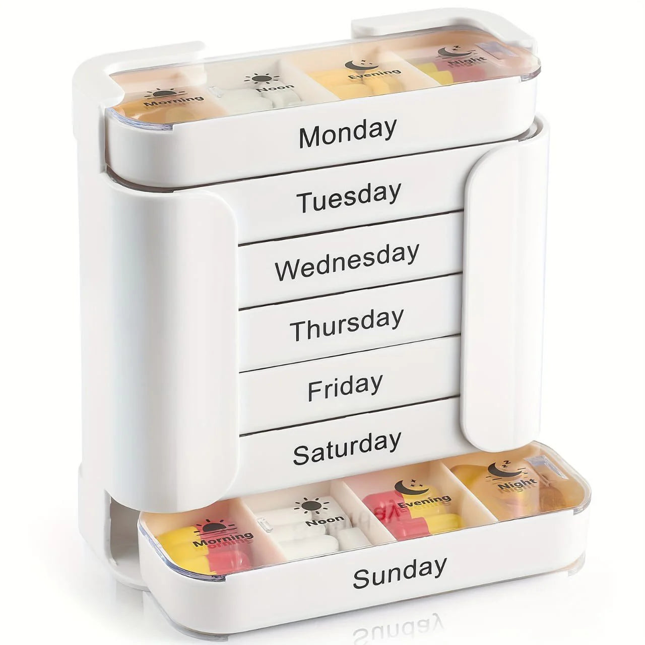 7-Day Weekly Pill Box Organizer